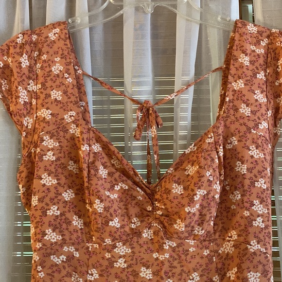peach floral aeropostale dress - Picture 2 of 4